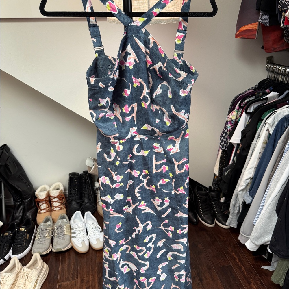 CAbi style #5269 Colorful Abstract Print Dress